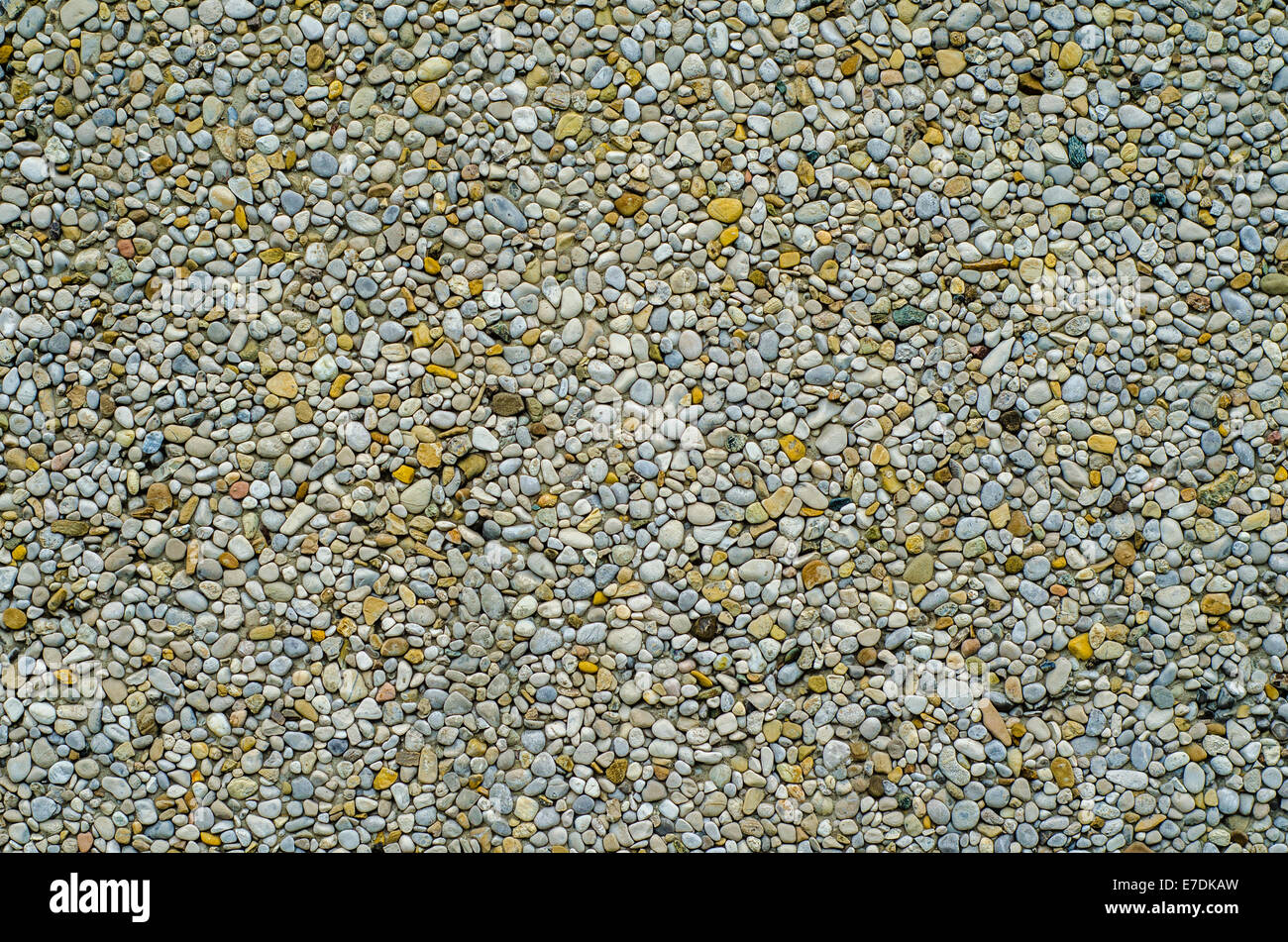 Background Of Pebble Dash Wall Stock Photo