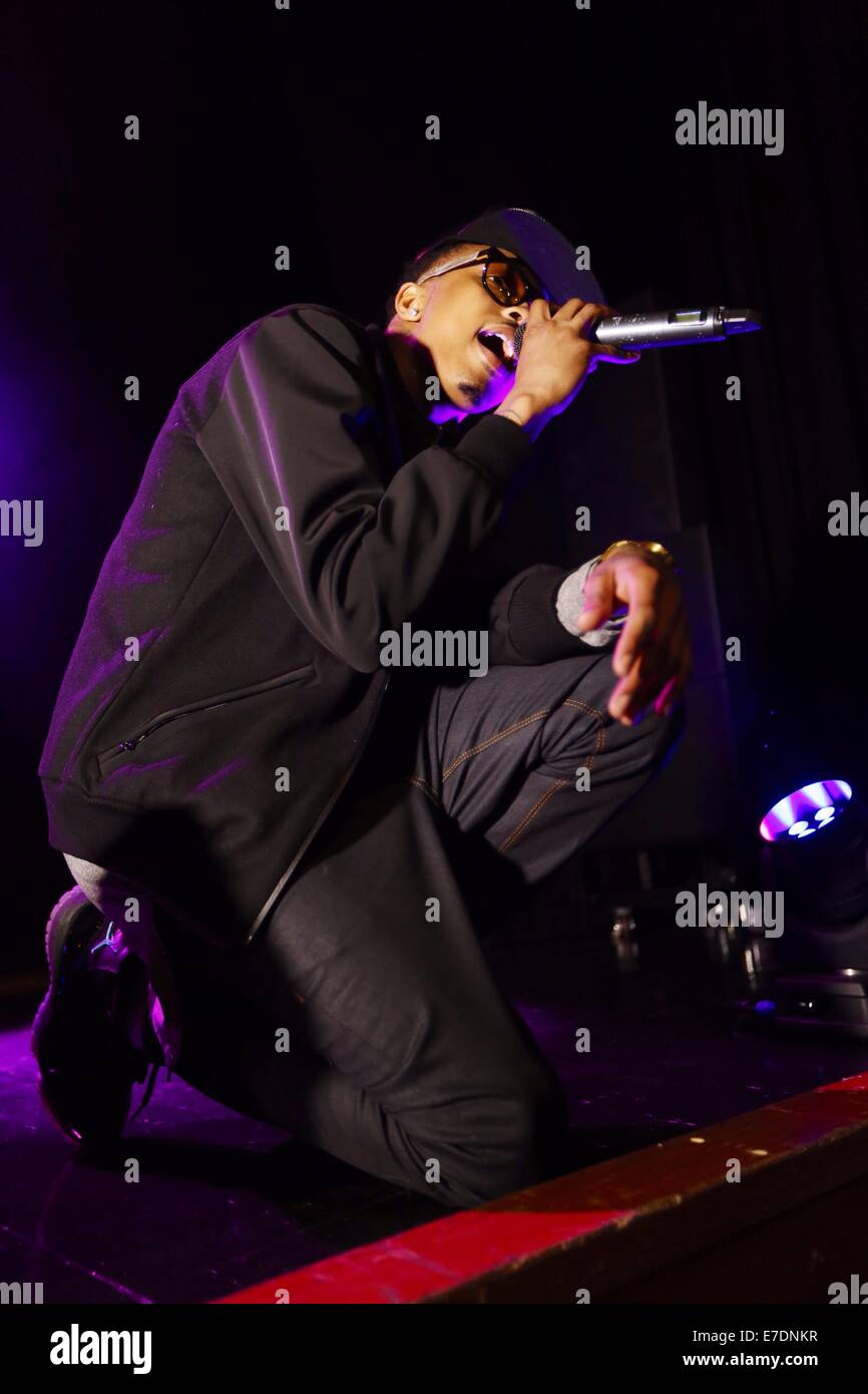 August Alsina performing live on stage at Musicalize held at IndigoO2 ...