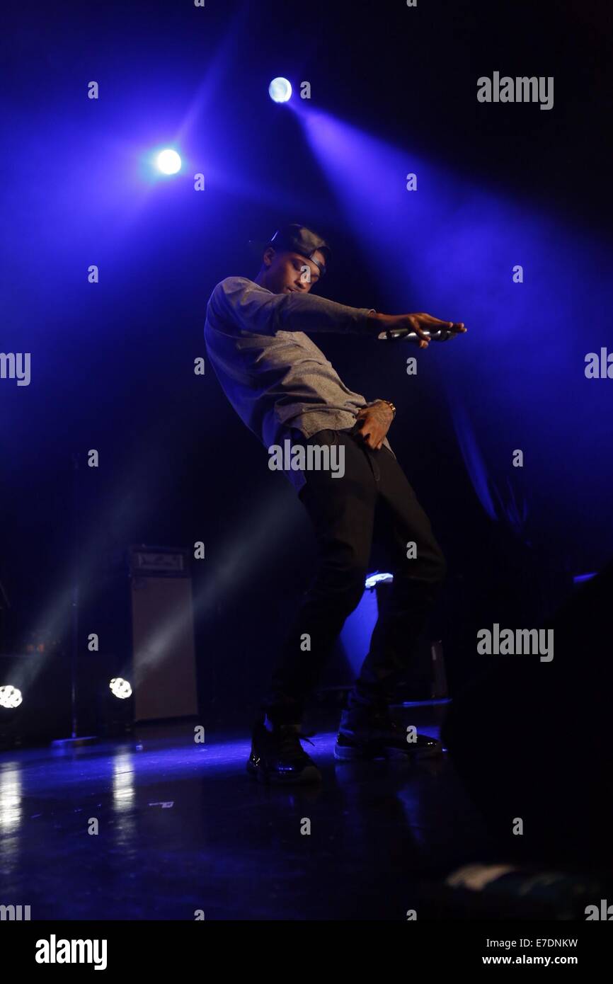 August Alsina performing live on stage at Musicalize held at IndigoO2 ...