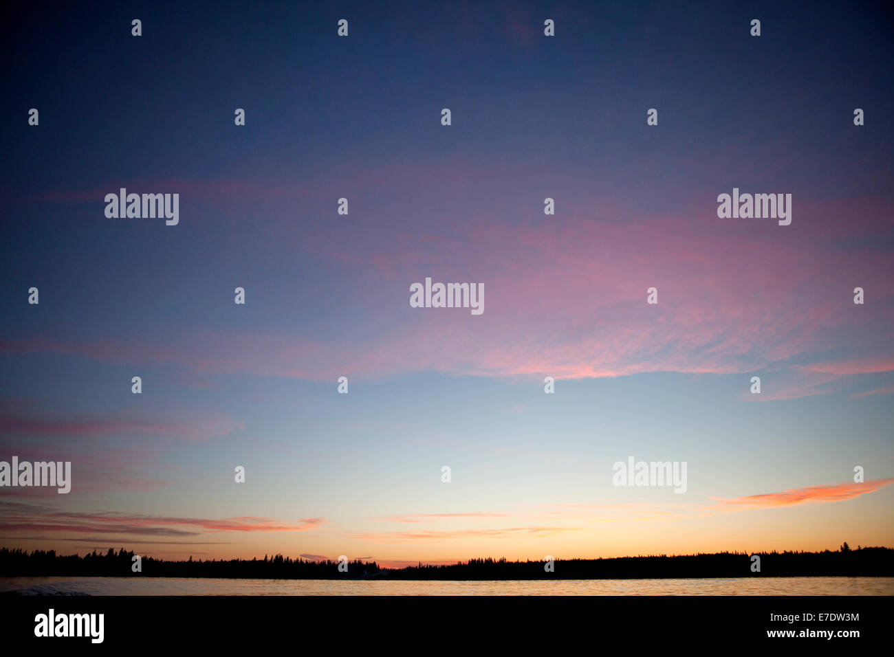 Crane Lake Alberta, Canada Stock Photo Alamy