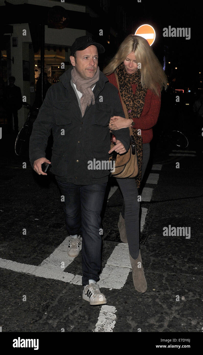 Claudia Schiffer and husband Matthew Vaughn enjoy a low key trip to