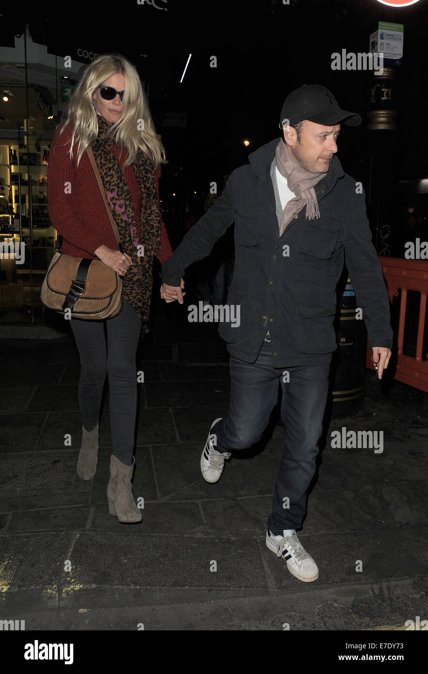 Claudia Schiffer and husband Matthew Vaughn enjoy a low key trip to