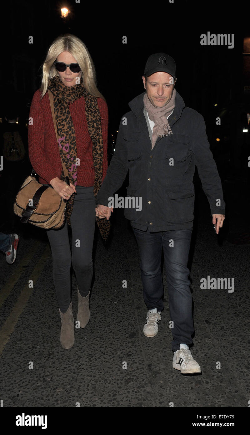 Claudia Schiffer and husband Matthew Vaughn enjoy a low key trip to