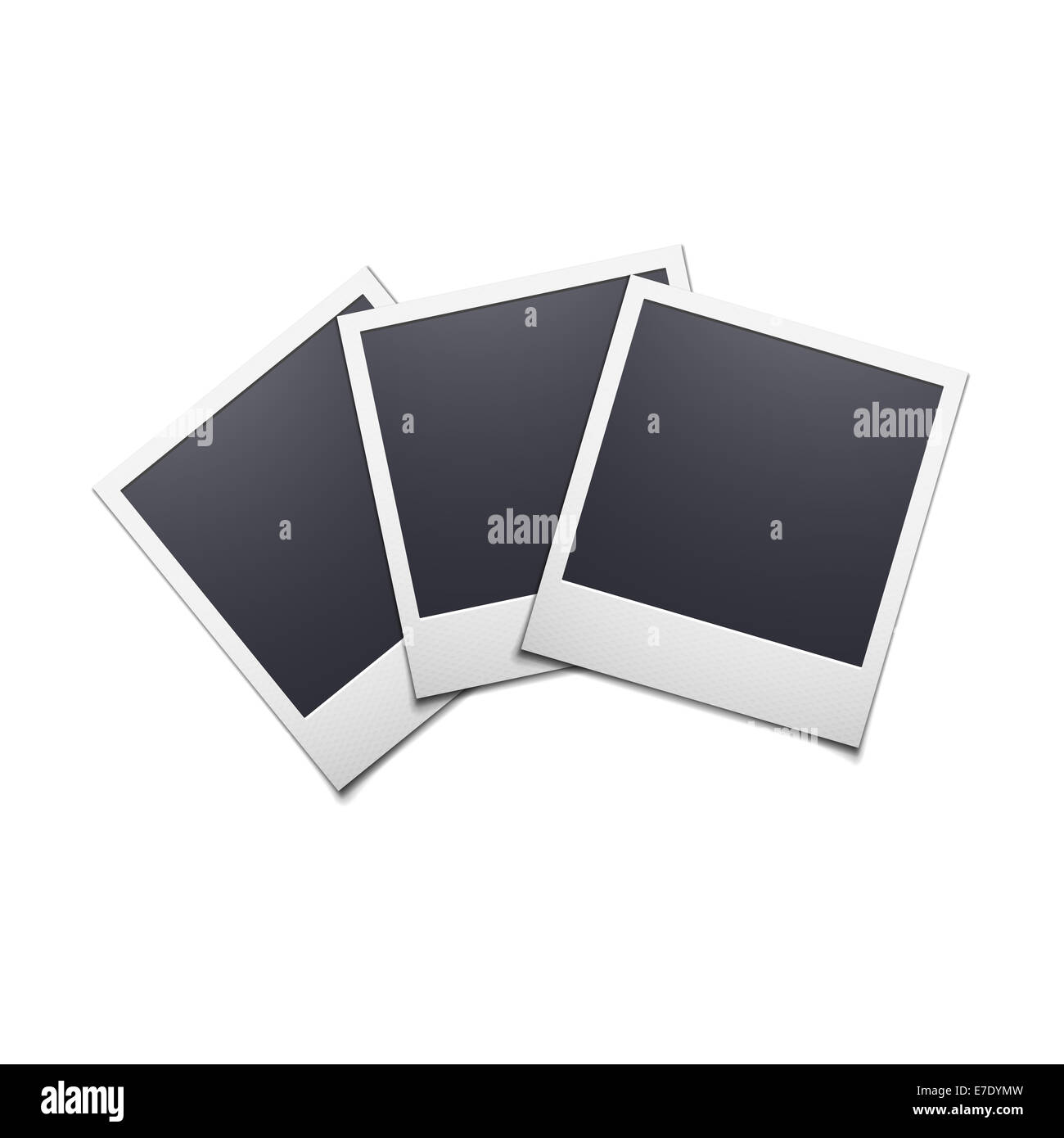 Retro photo frame isolated on white background Stock Photo Alamy