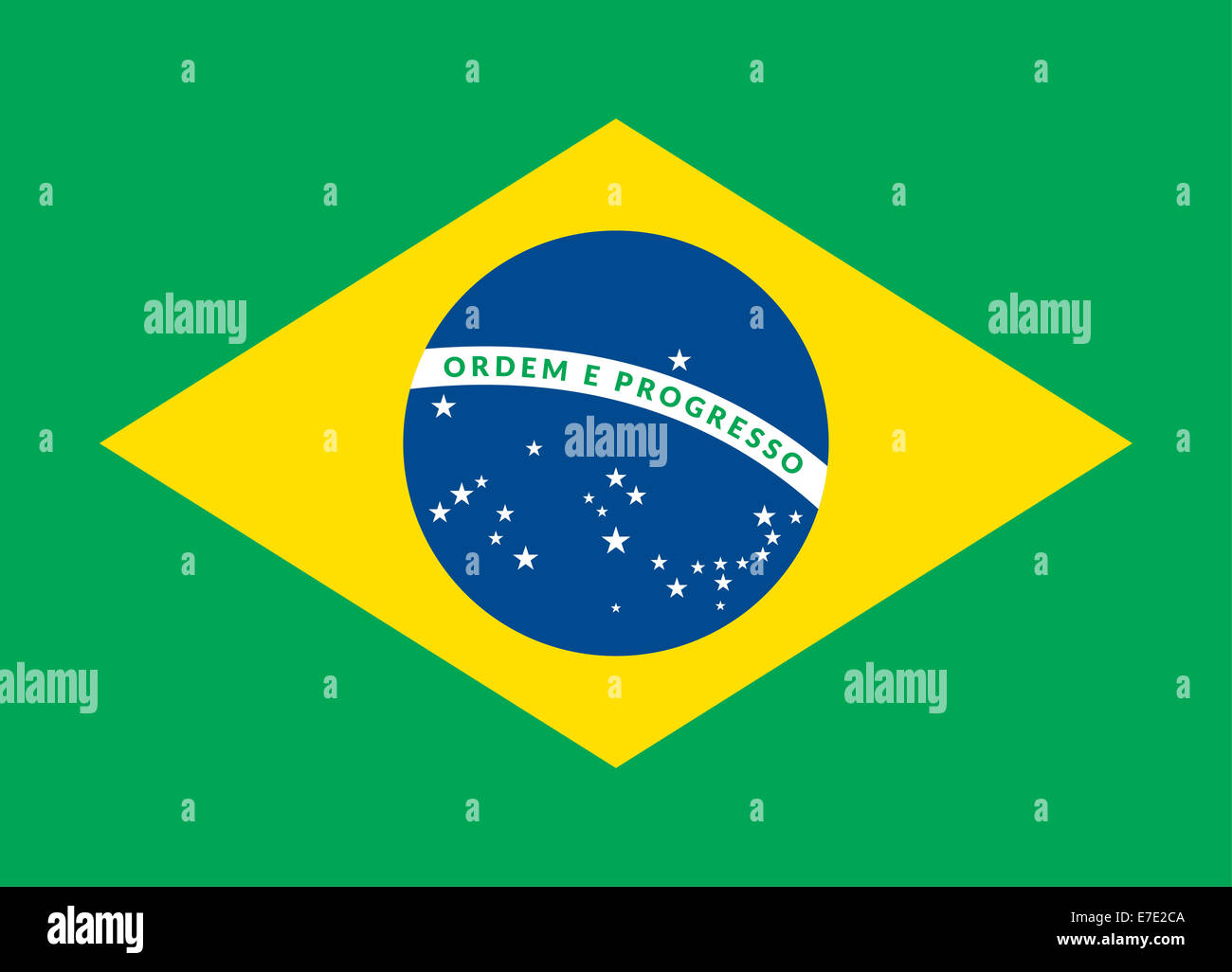 Brazil flag hi-res stock photography and images - Alamy