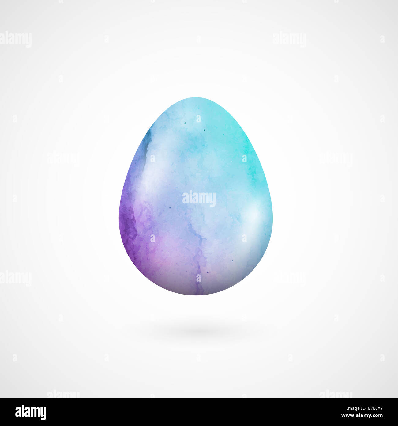 Happy Easter egg isolated on white Stock Photo - Alamy