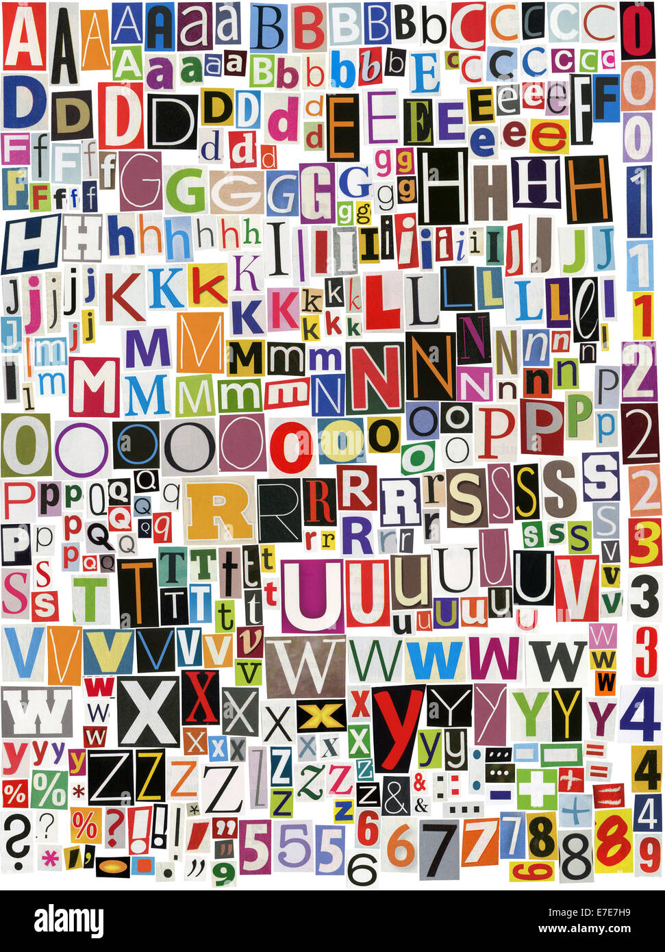 Newspaper Magazine Alphabet With Numbers And Symbols vrogue.co