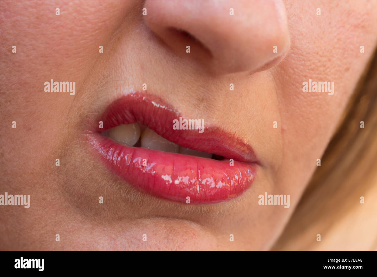 Facial expression Stock Photo