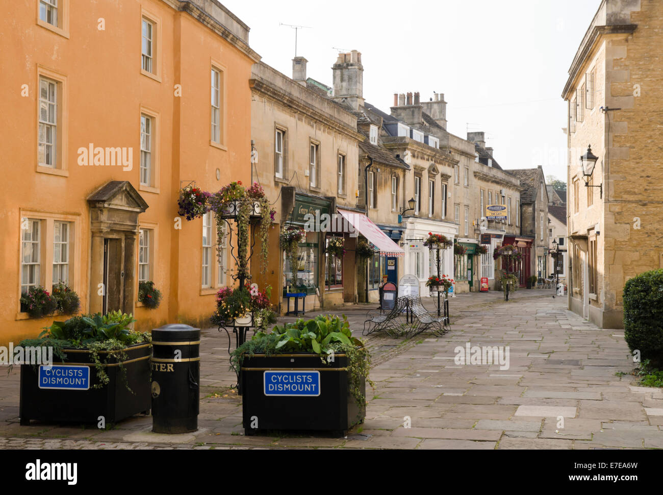 Corsham a small town in Wiltshire England UK. The local Bath stone is a