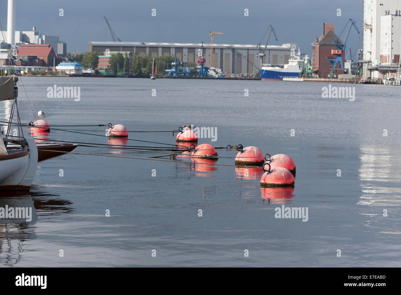 flensburg harbour, schleswig-holstein, germany Stock Photo