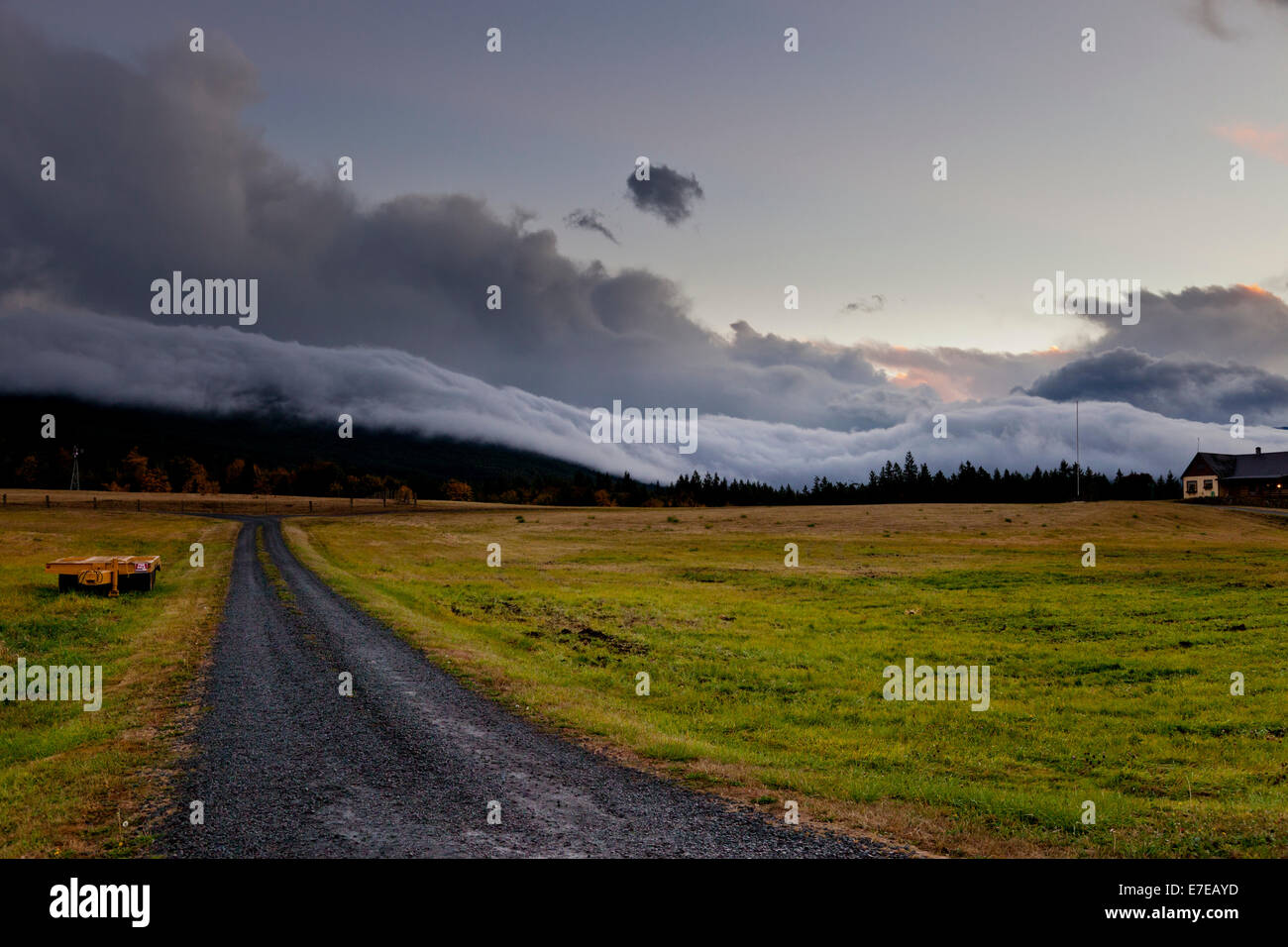 Farmhouse on the Olympic Peninsula Washington USA Stock Photo Alamy