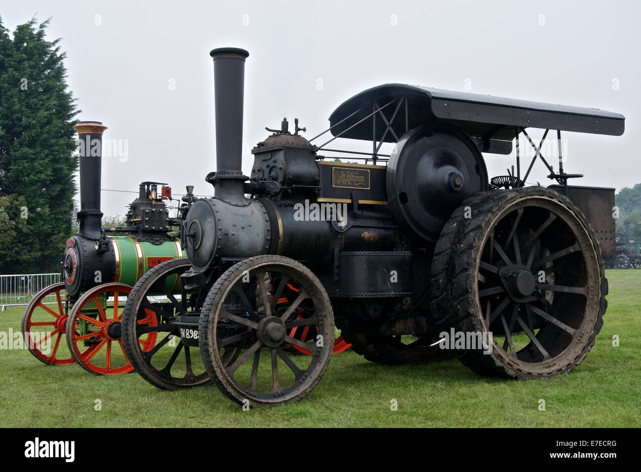 Traction engine 'Nightmare' a 1913 Fowler road locomotive. Stock Photo