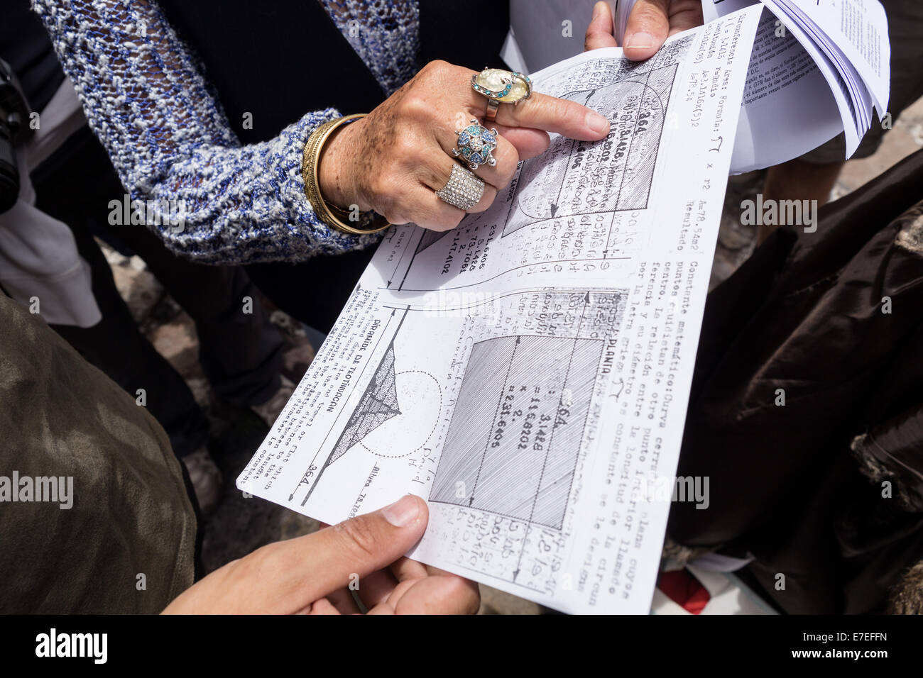 Finger Point Pyramid Finger pointing at mathematical explanations of the building of ...
