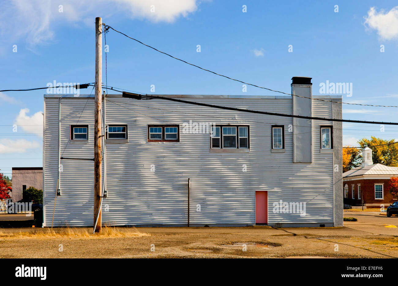 Unique building Raymond Washington USA Stock Photo Alamy