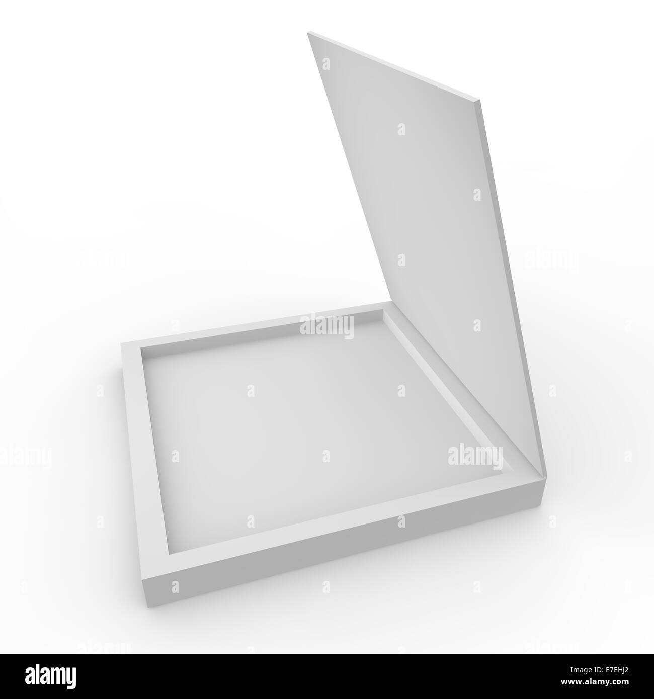 Empty box on the white isolated background Stock Photo Alamy