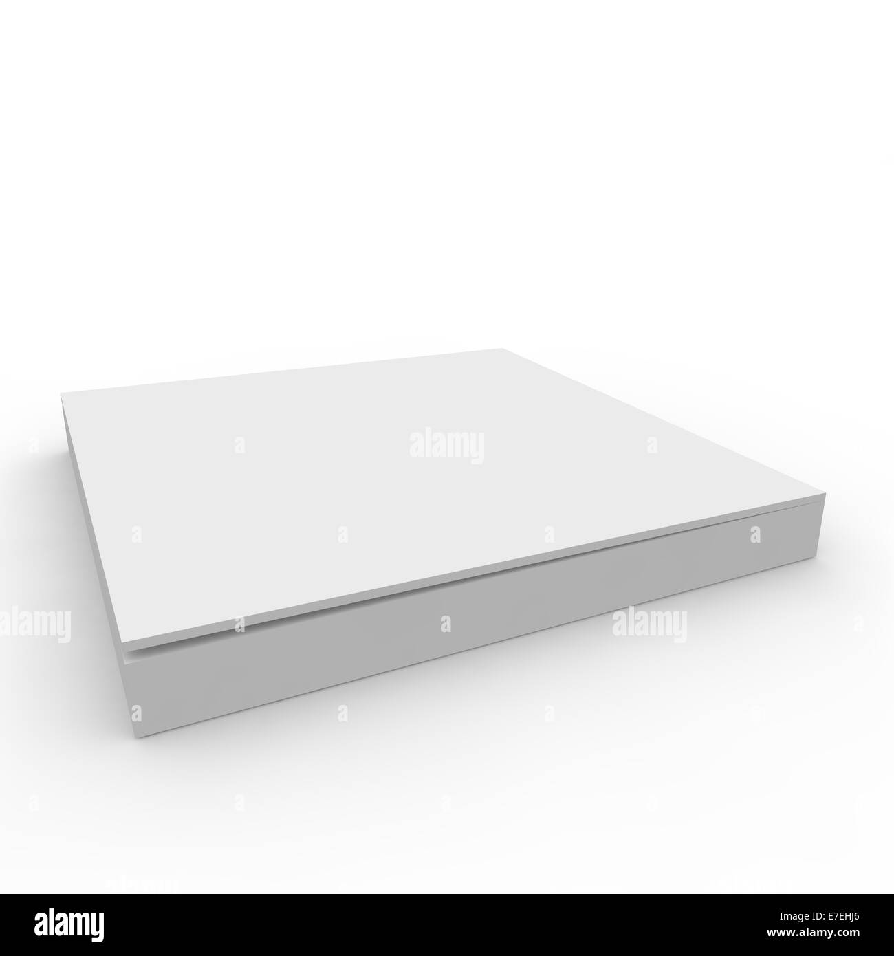 Empty box on the white isolated background Stock Photo Alamy