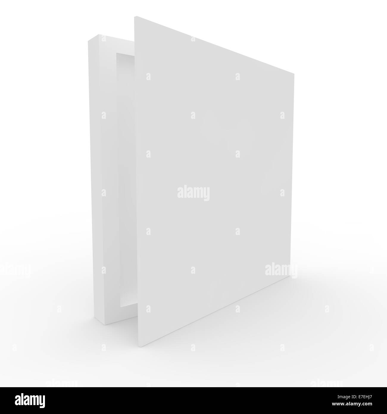 Empty Box On The White Isolated Background Stock Photo Alamy