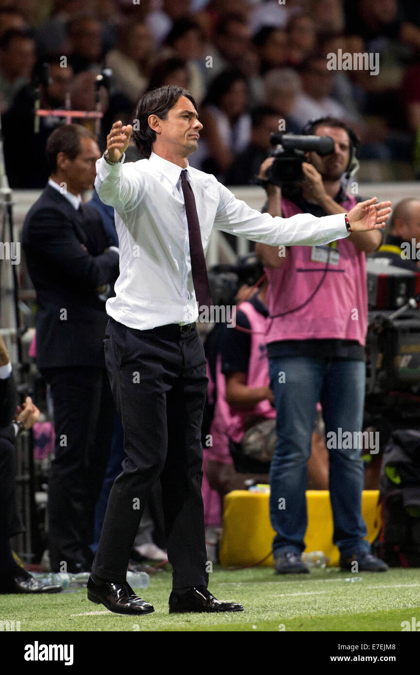 Italian filippo inzaghi ac milan hi-res stock photography and images ...