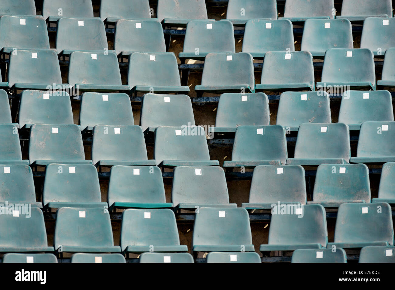 Empty football stadium seats hi-res stock photography and images - Alamy