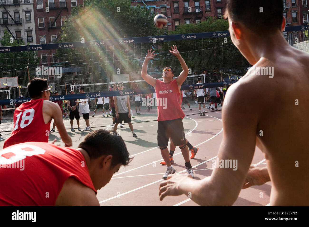 9 man volleyball hi-res stock photography and images - Alamy