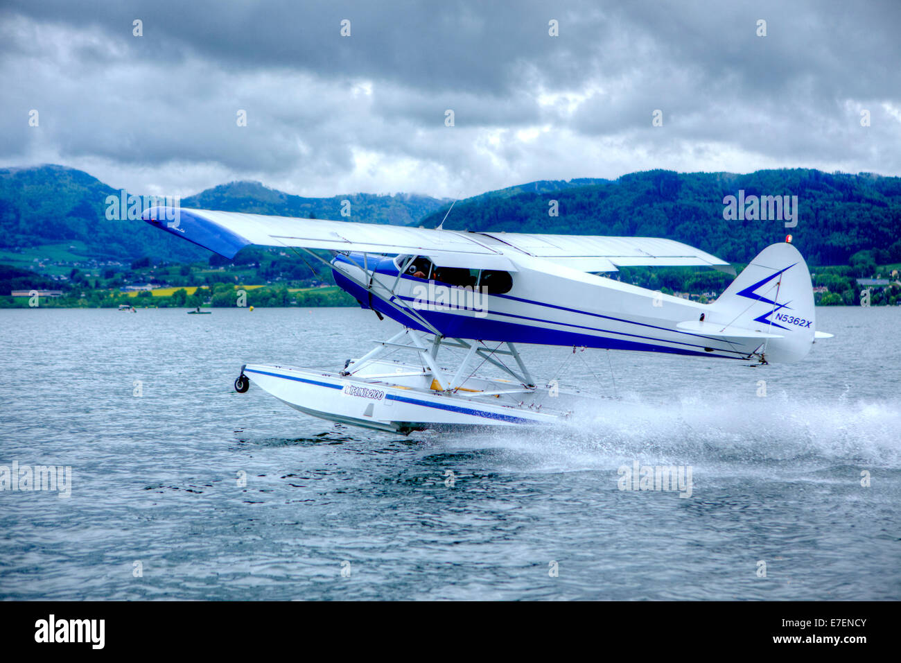 Lake Traunsee, Gmunden, Austria. Stock Photo