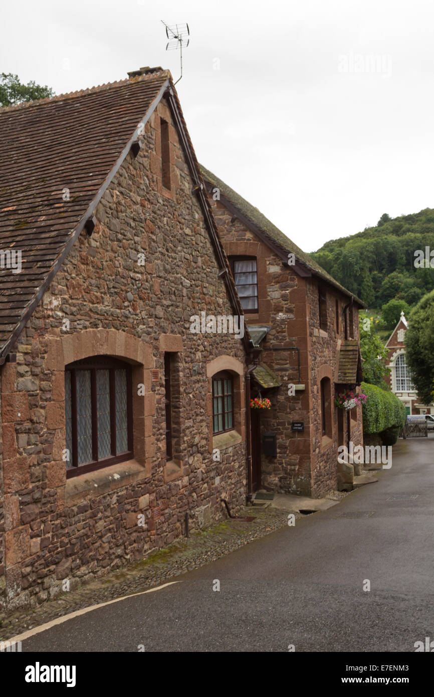Dunster village,Somerst.UK Stock Photo 73468419 Alamy