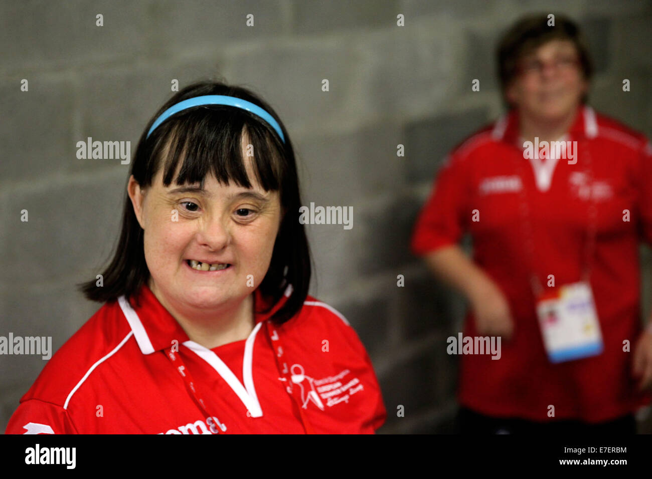 An athlete perform during Special Olympics Summer Games 2014 © Yiannis Kourtoglou Stock Photo