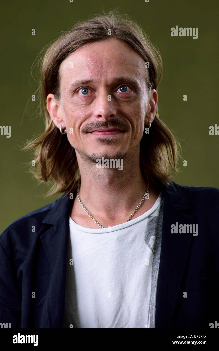 English actor and stand-up comedian Mackenzie Crook appears at the Edinburgh International Book Festival. Stock Photo