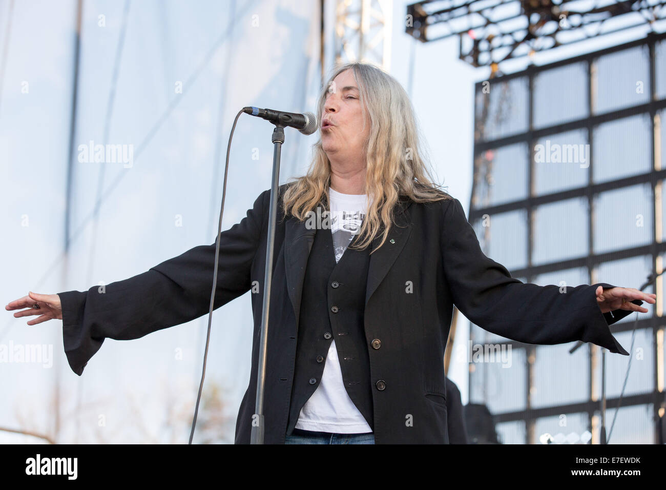 Chicago, Illinois, USA. 14th Sep, 2014. Singersongwriter PATTI SMITH