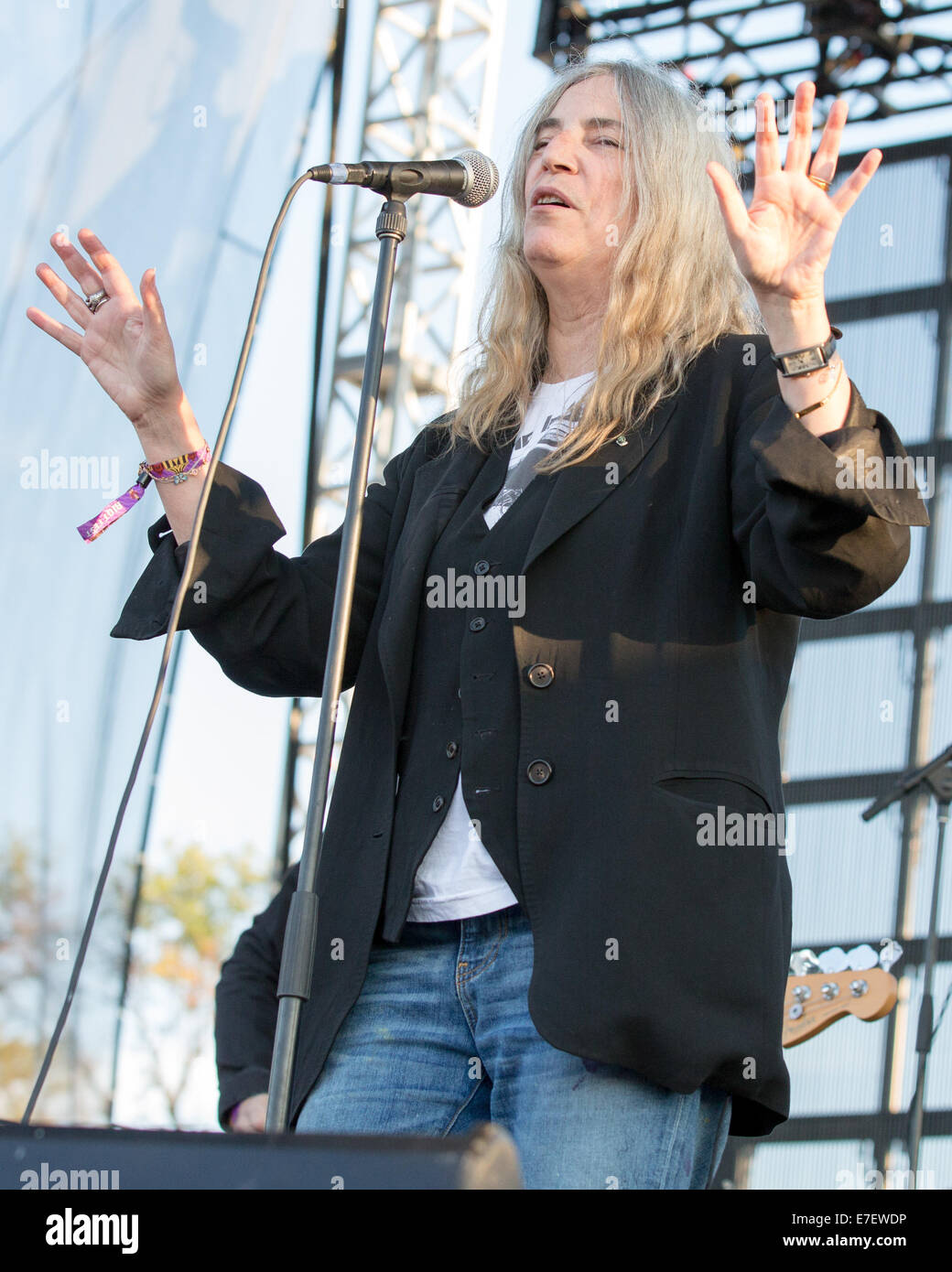 Chicago, Illinois, USA. 14th Sep, 2014. Singersongwriter PATTI SMITH