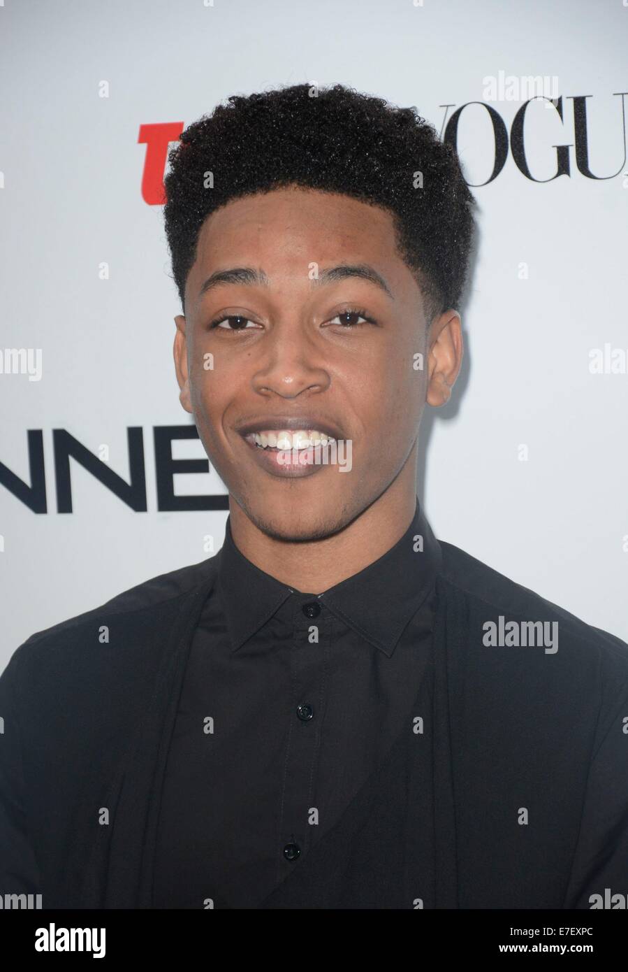 New York, NY, USA. 15th Sep, 2014. Jacob Latimore at arrivals for THE MAZE RUNNER Screening, The School of Visual Arts (SVA) Theatre, New York, NY September 15, 2014. Credit:  Derek Storm/Everett Collection/Alamy Live News Stock Photo