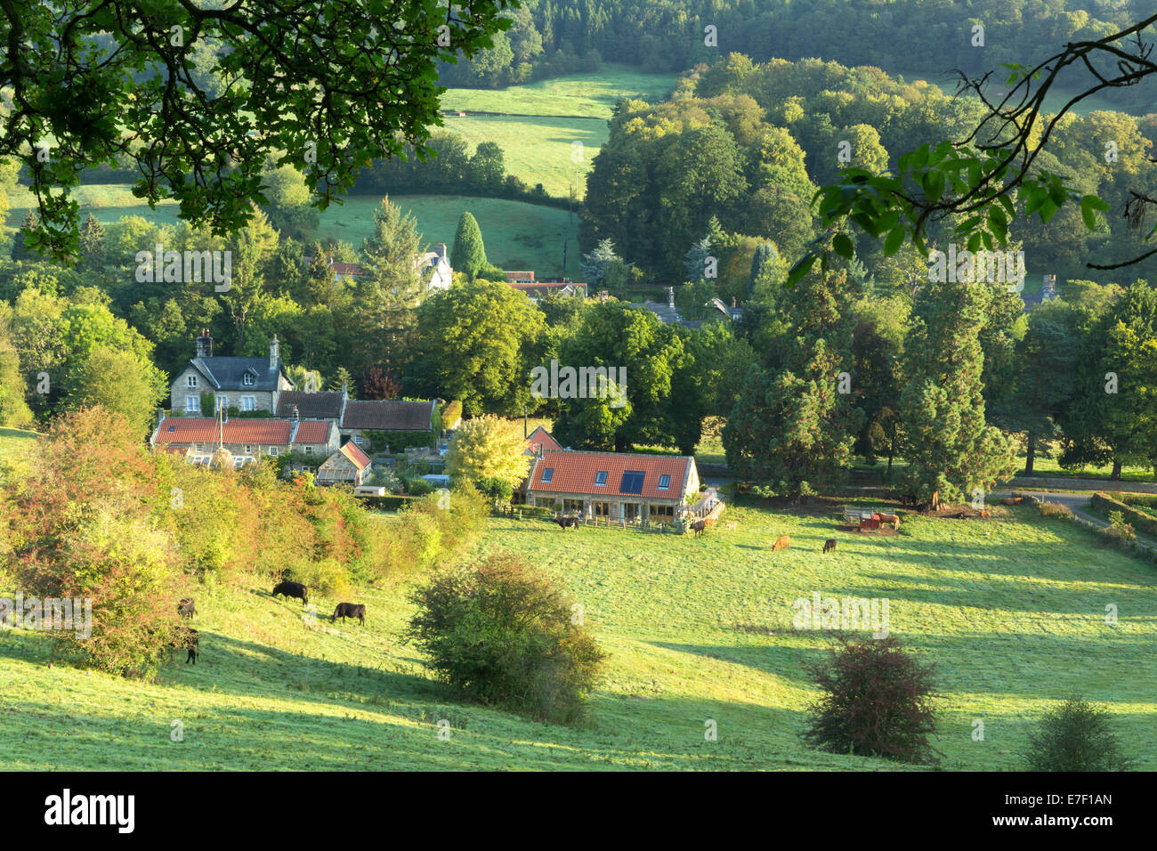 Egton Bridge village on the North Yorkshire Moors Stock Photo Alamy