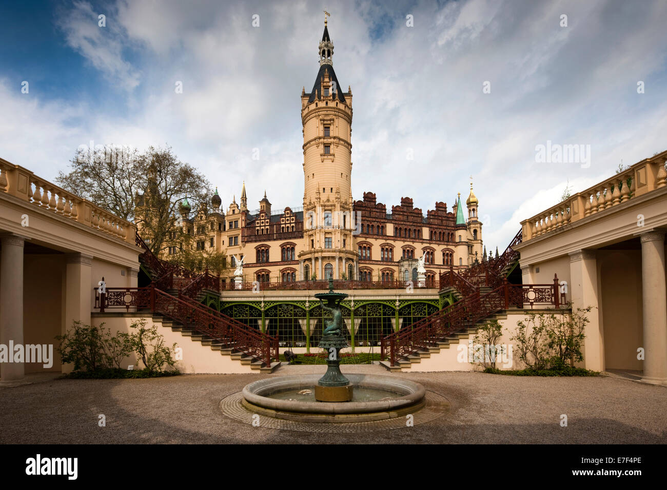 Schwerin Castle, Schwerin, Mecklenburg-Western Pomerania, Germany Stock Photo