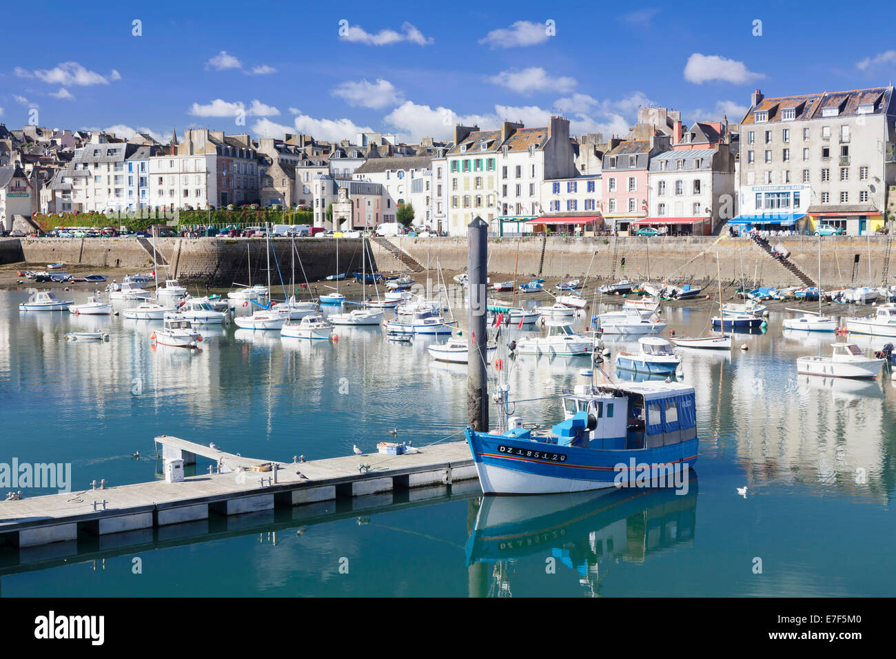 Port of Douarnenez, Département Finistère, Brittany, France Stock Photo