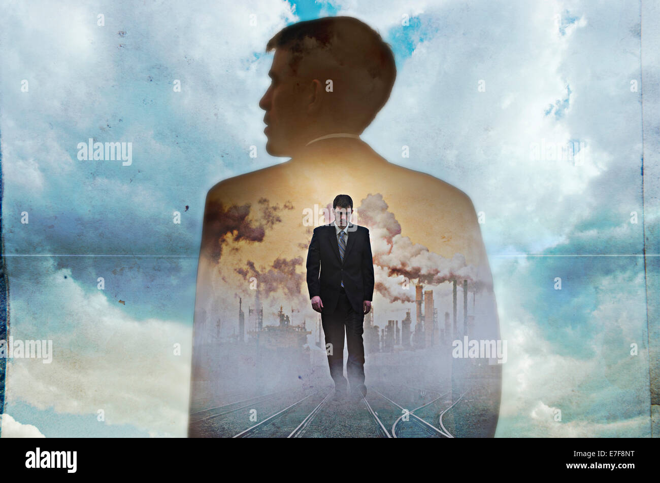 Double exposure hi-res stock photography and images - Alamy