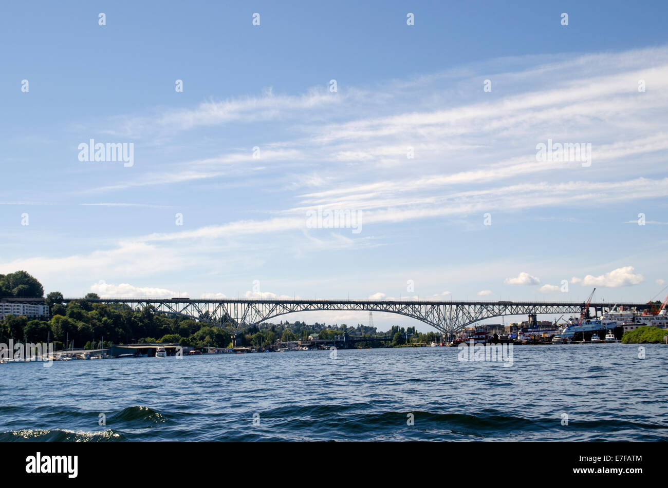 Washington memorial bridge Lake Union, Seattle Stock Photo Alamy