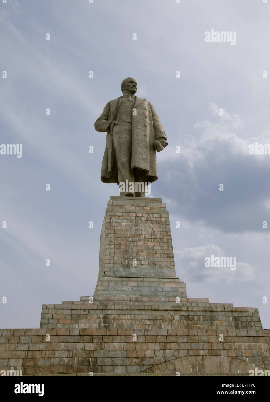 The biggest Lenin's monument in the world, Volgograd, Russia Stock Photo