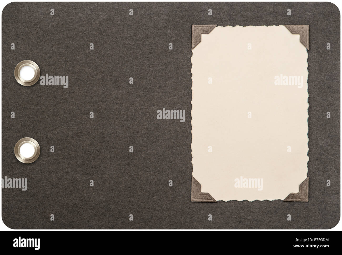 Old photo album page hi-res stock photography and images - Alamy