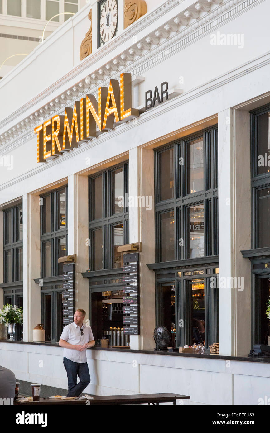 Denver, Colorado The Terminal Bar in the Great Hall of Denver's