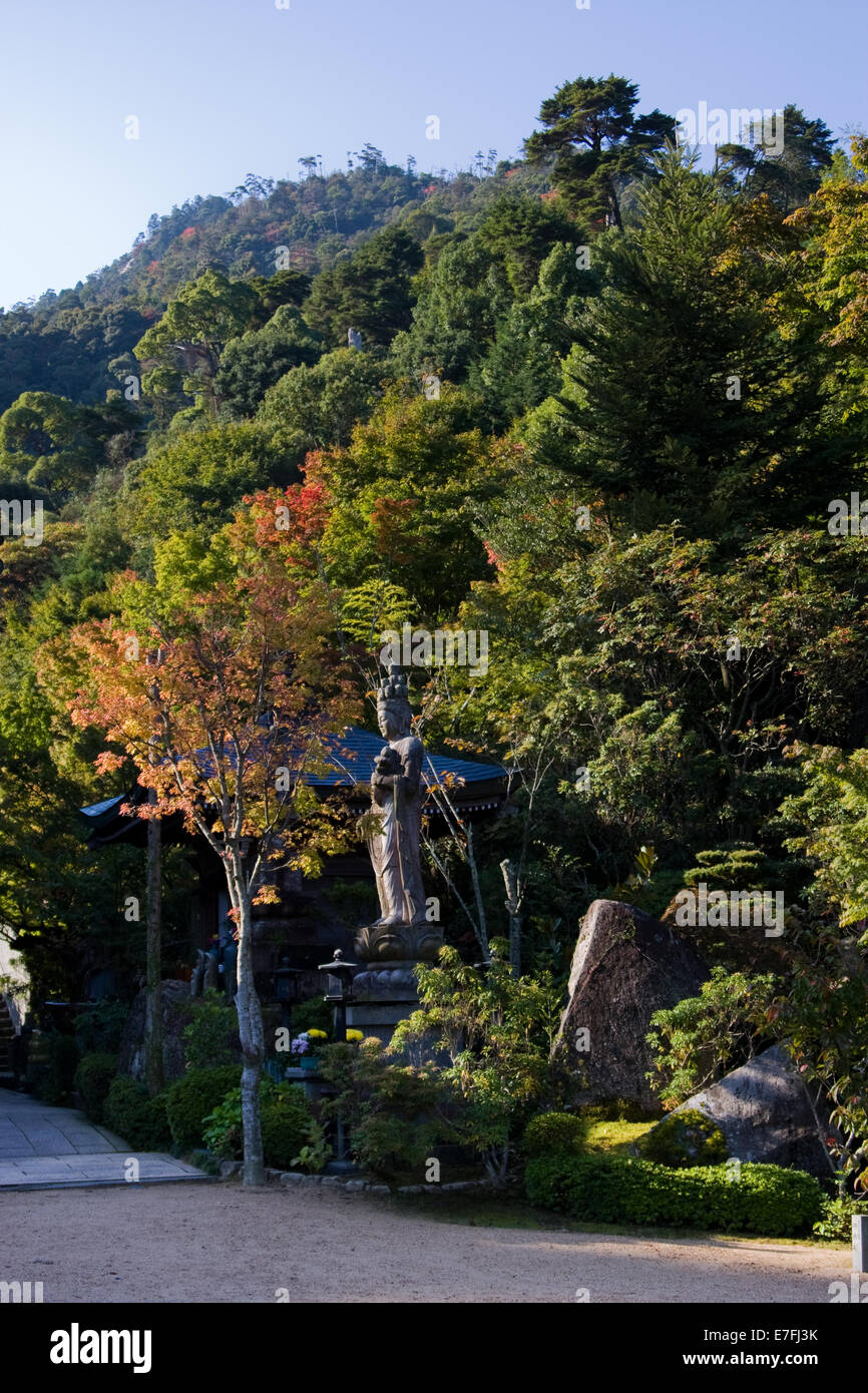 Daisho-in temple on Mount Misen, on the island of Itsukushima (Miyajima), Hiroshima Japan Stock Photo