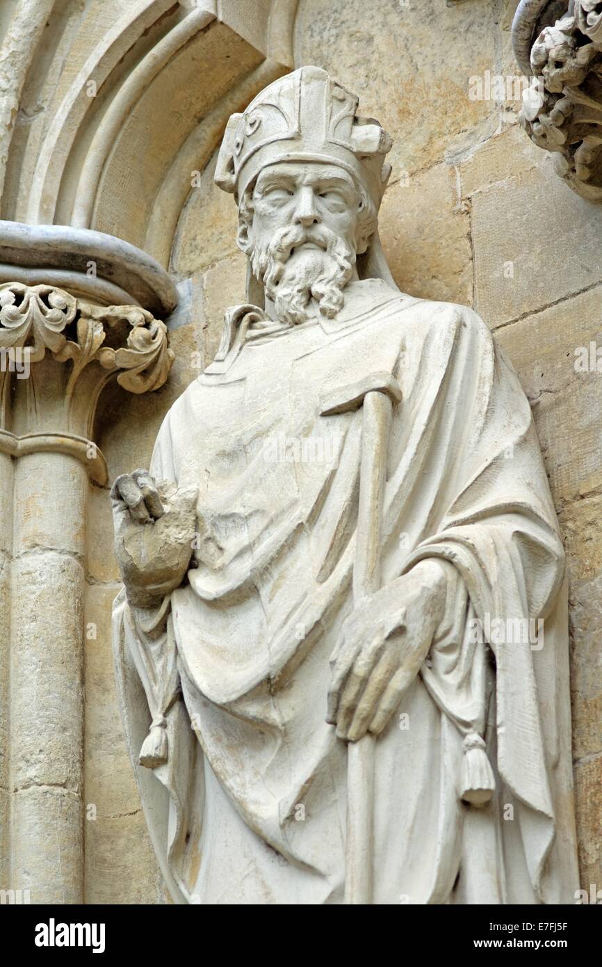 Saint Thomas of Canterbury Salisbury Cathedral Stock Photo