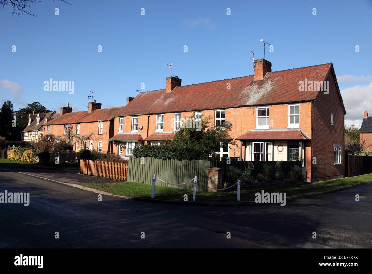 Houses in Chapel Road, Welford on Avon, Warwickshire Stock Photo Alamy