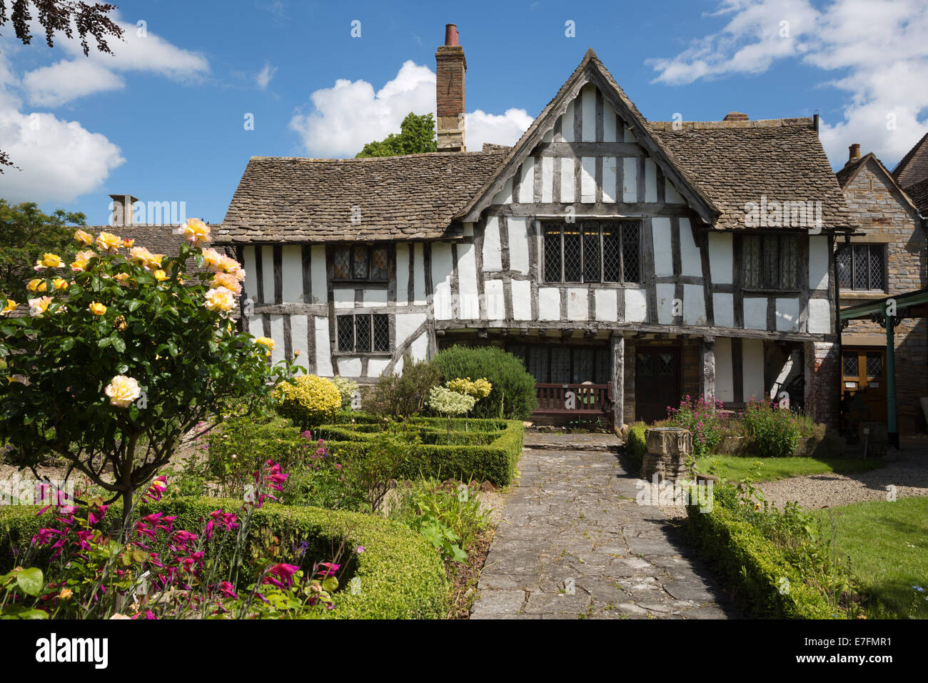 The Almonry Museum and garden, Evesham, Worcestershire, England, United
