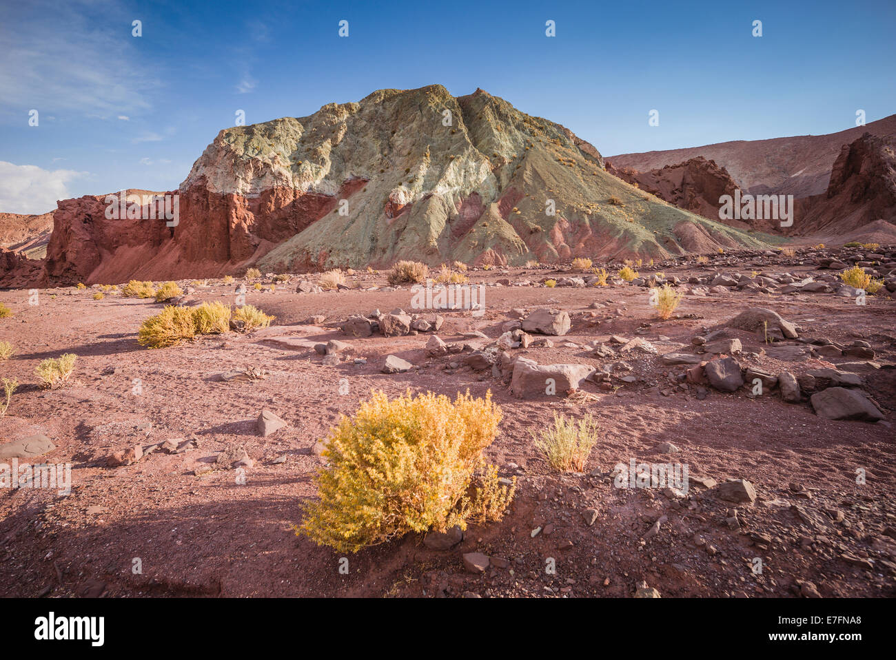 Rainbow Valley, Atacama Desert, Chile Stock Photo