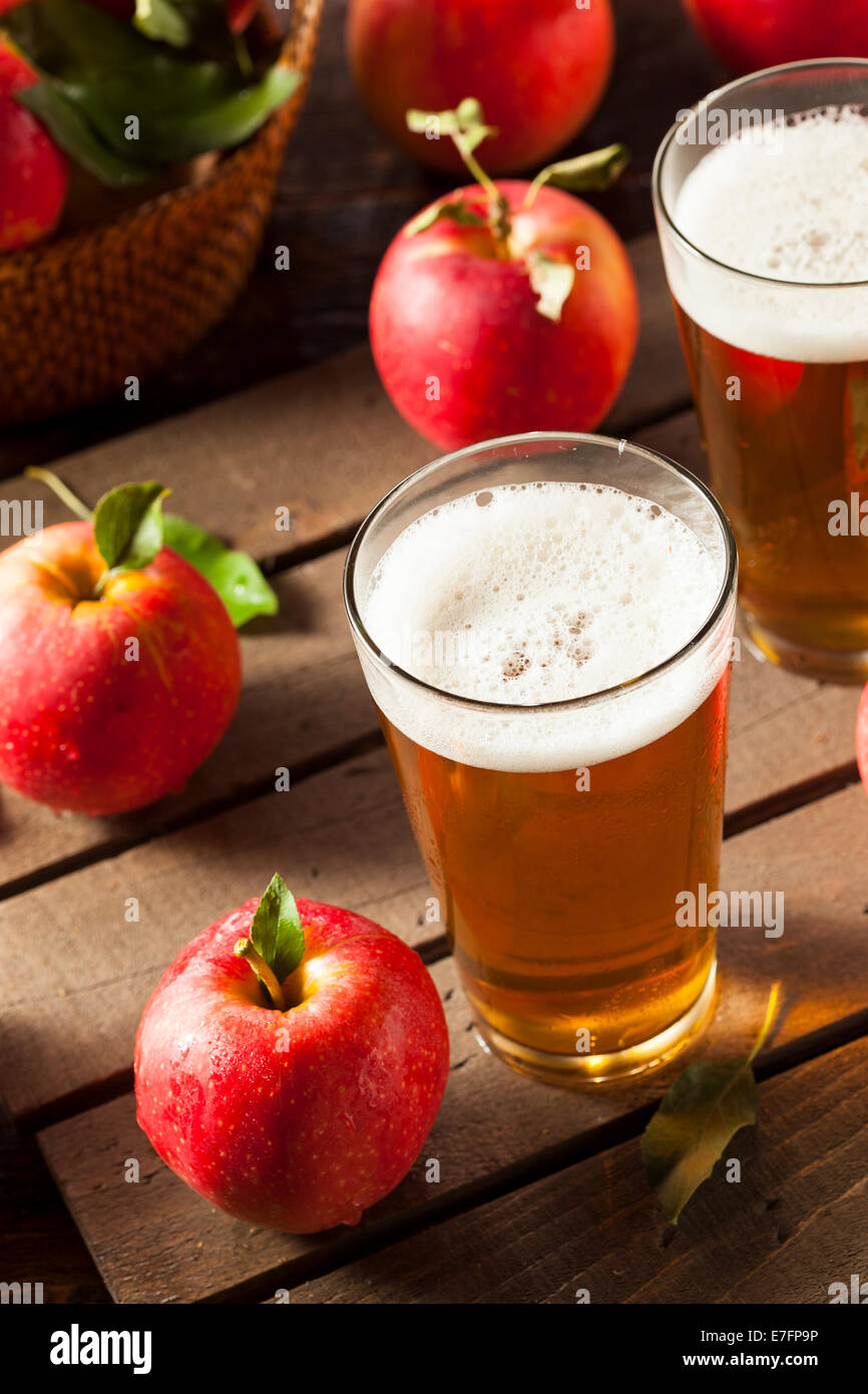 Hard Apple Cider Ale Ready to Drink Stock Photo Alamy