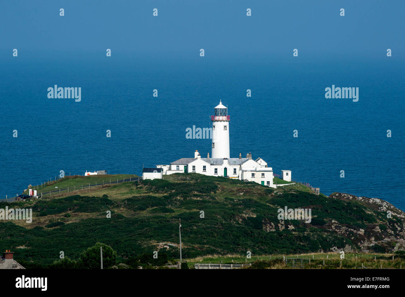 Lighthouse at Fanad, County Donegal, Ireland, Europe Stock Photo