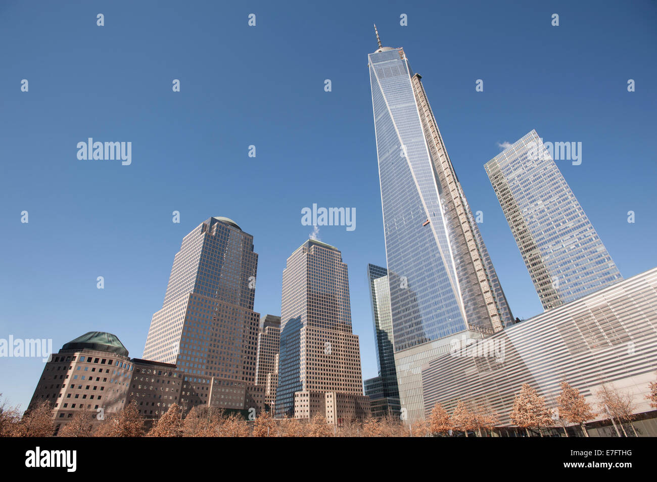 The National September 11 Memorial Stock Photo