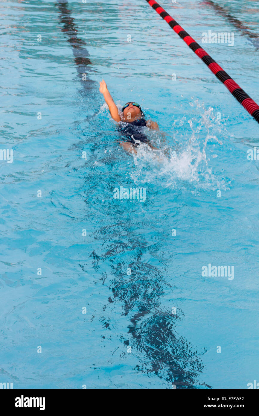 Youth League Swim Meet Stock Photo Alamy