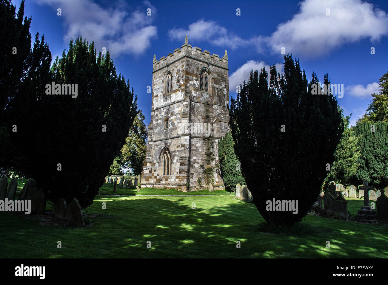 English church with tower hi-res stock photography and images - Alamy