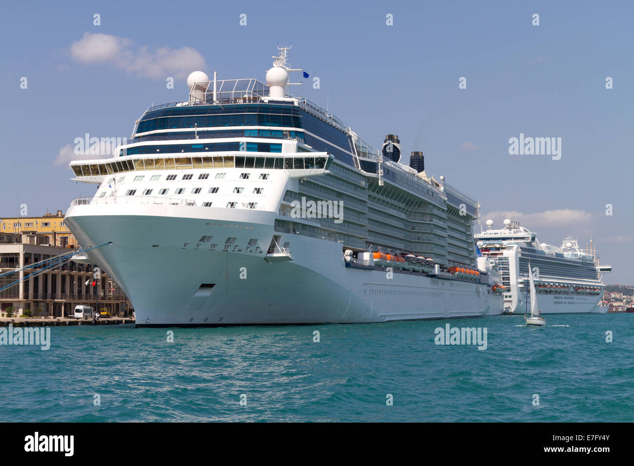 Cruises Istanbul Port Stock Photo Alamy